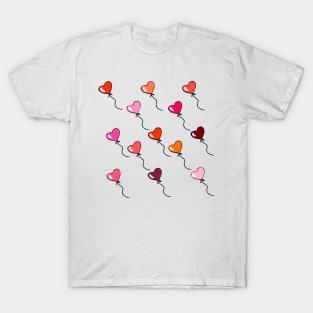 Heart balloons T-Shirt